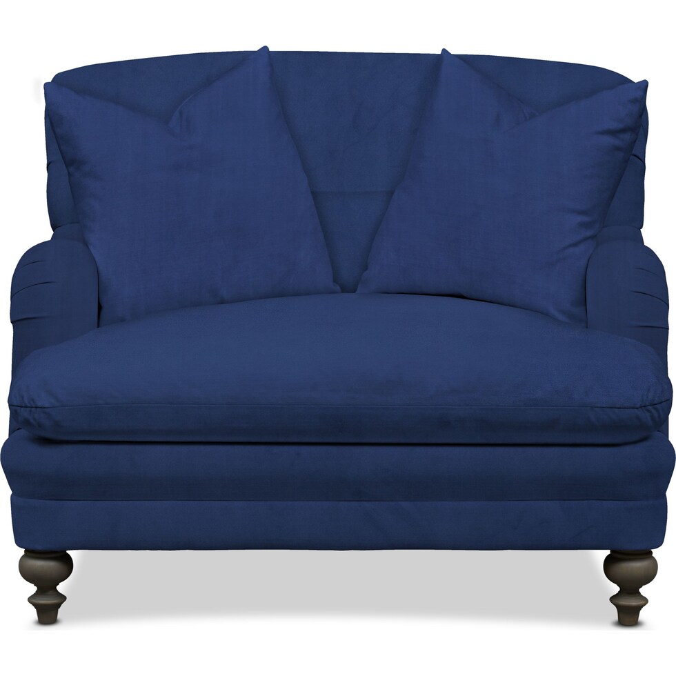 winnie blue chair and a half   