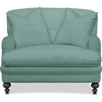 winnie blue chair and a half   