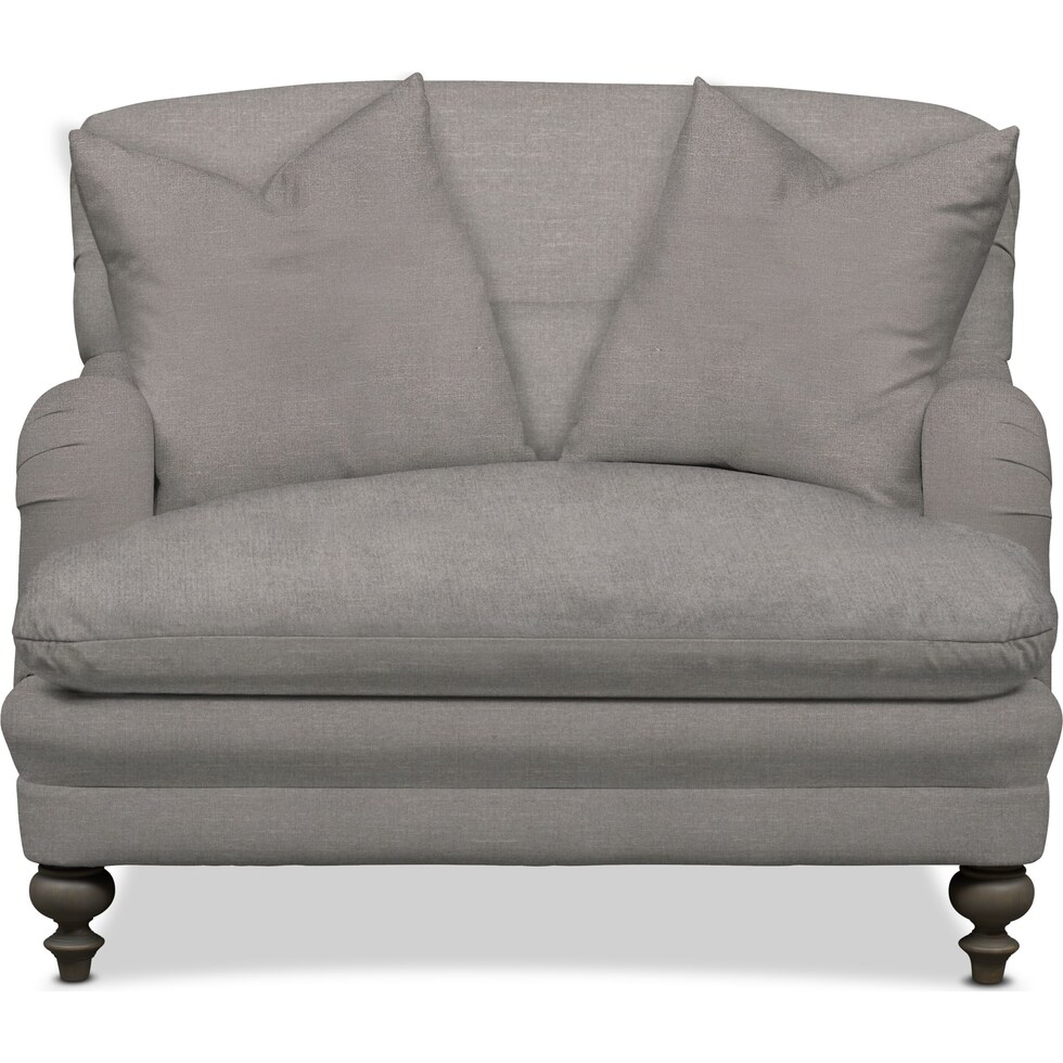 winnie curious silver pine chair and a half   