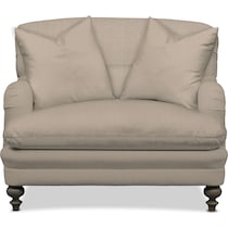 winnie depalma taupe chair and a half   