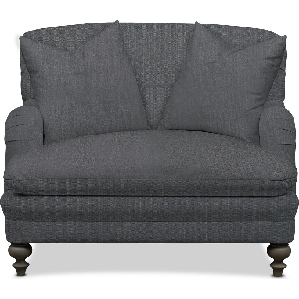 winnie gray chair and a half   