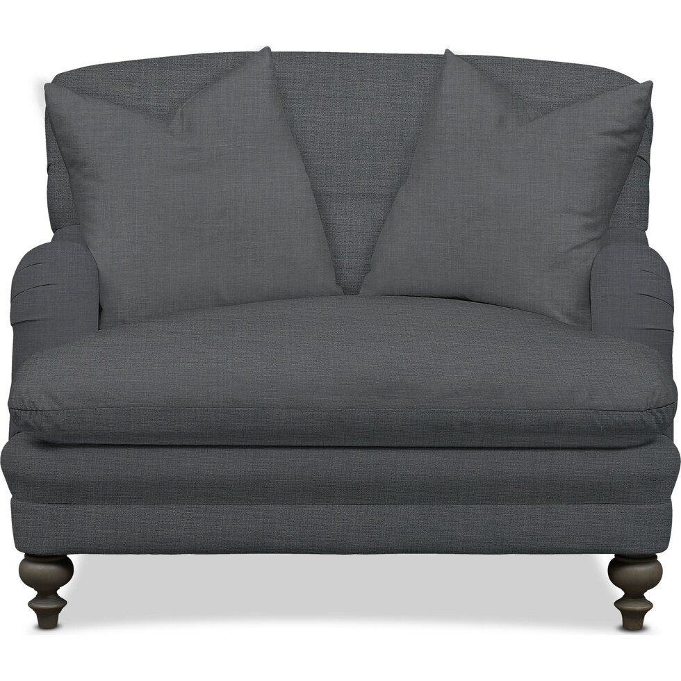 winnie gray chair and a half   