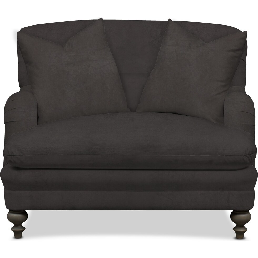 winnie gray chair and a half   