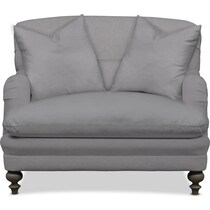 winnie gray chair and a half   
