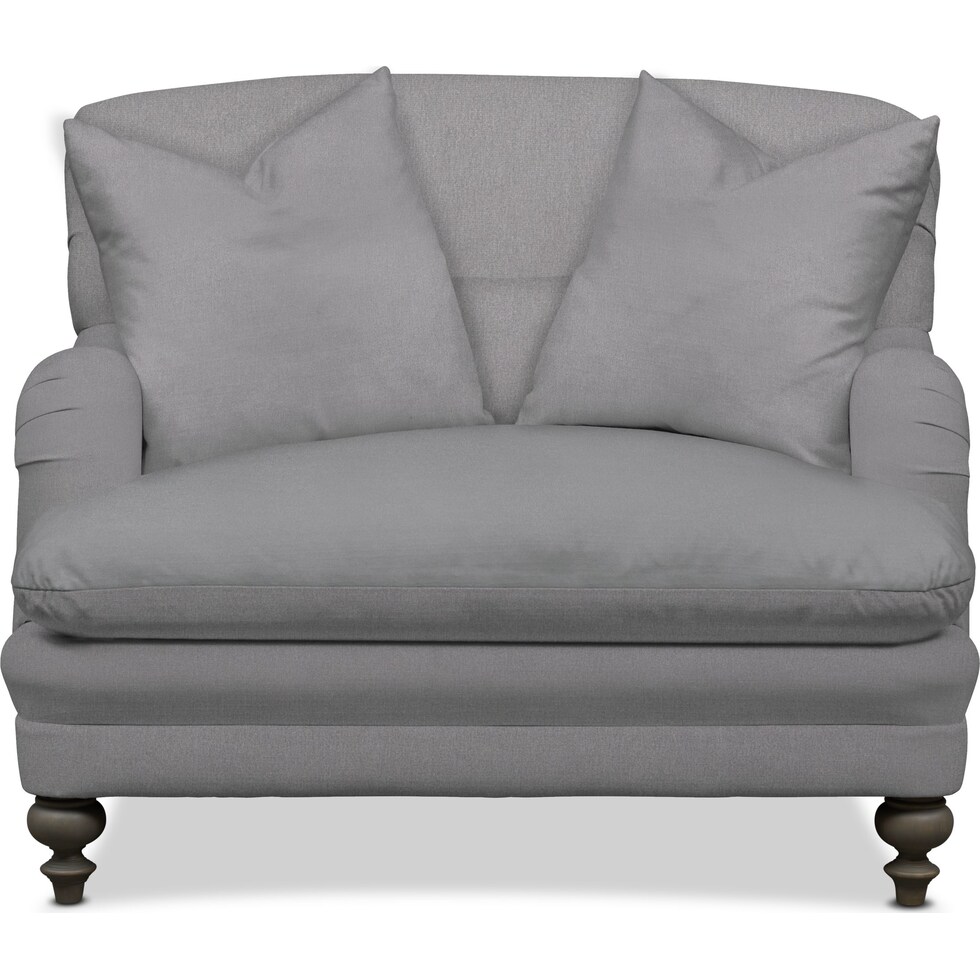 winnie gray chair and a half   