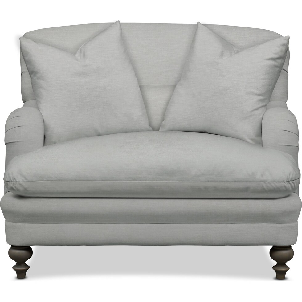 winnie gray chair and a half   