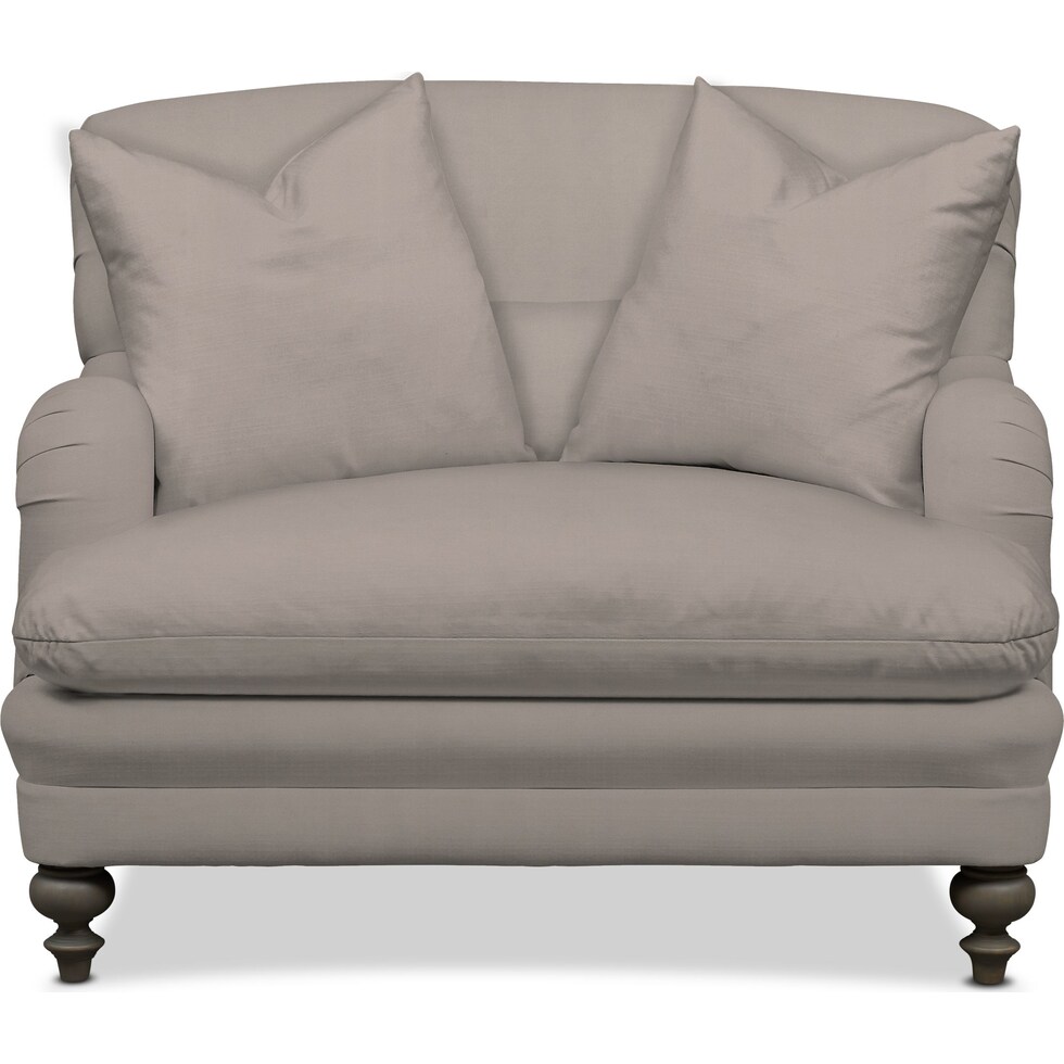winnie gray chair and a half   