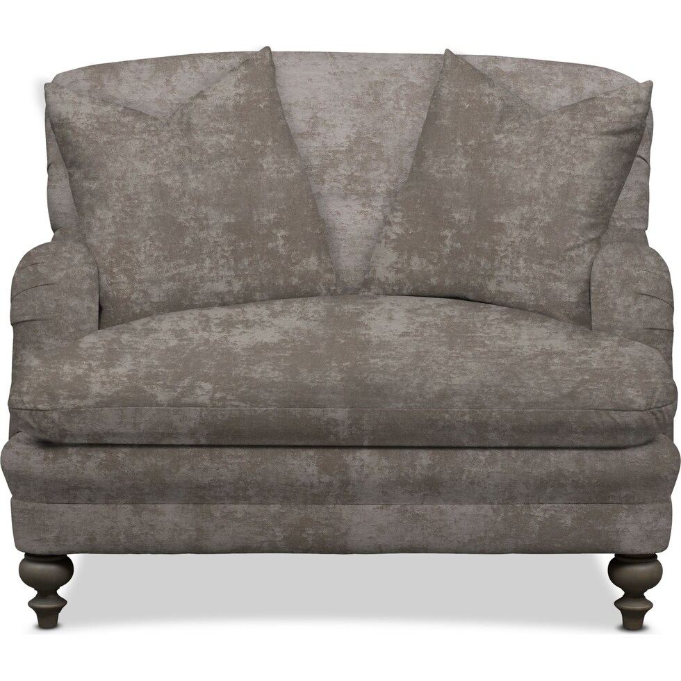 winnie gray chair and a half   