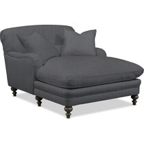 winnie gray chaise   