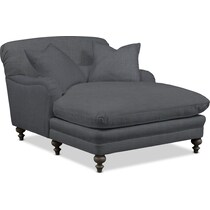 winnie gray chaise   