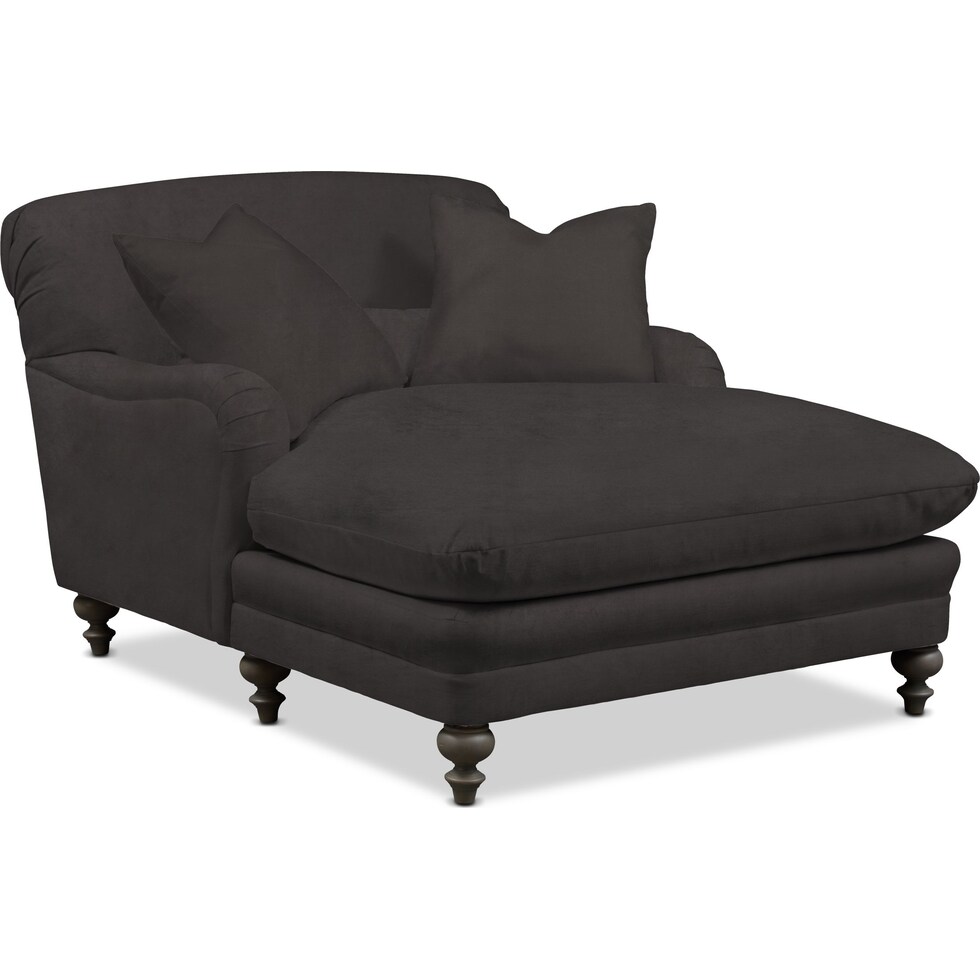 winnie gray chaise   