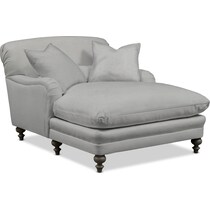 winnie gray chaise   