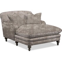 winnie gray chaise   