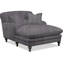 winnie gray chaise   