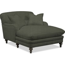winnie green chaise   
