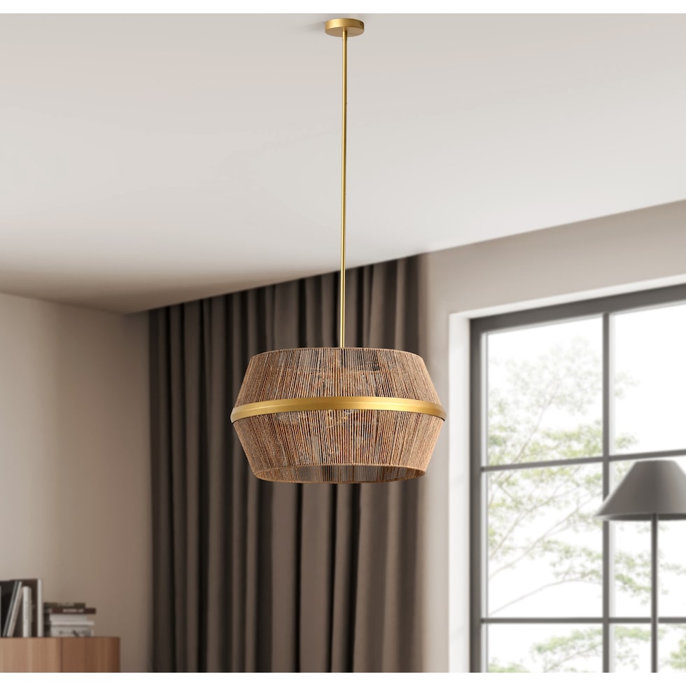 winnie light brown chandelier   