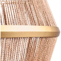 winnie light brown chandelier   