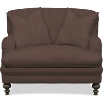 winnie oakley iii java chair and a half   