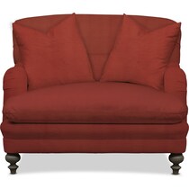 winnie orange chair and a half   
