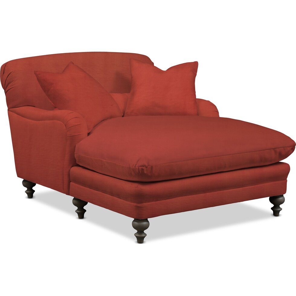 winnie orange chaise   