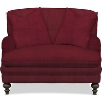 winnie red chair and a half   