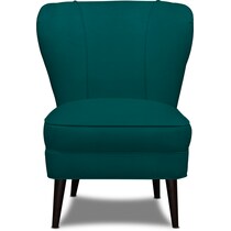 winnie toscana peacock accent chair   