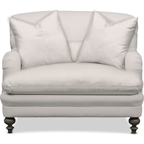 winnie white chair and a half   