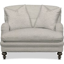 winnie white chair and a half   
