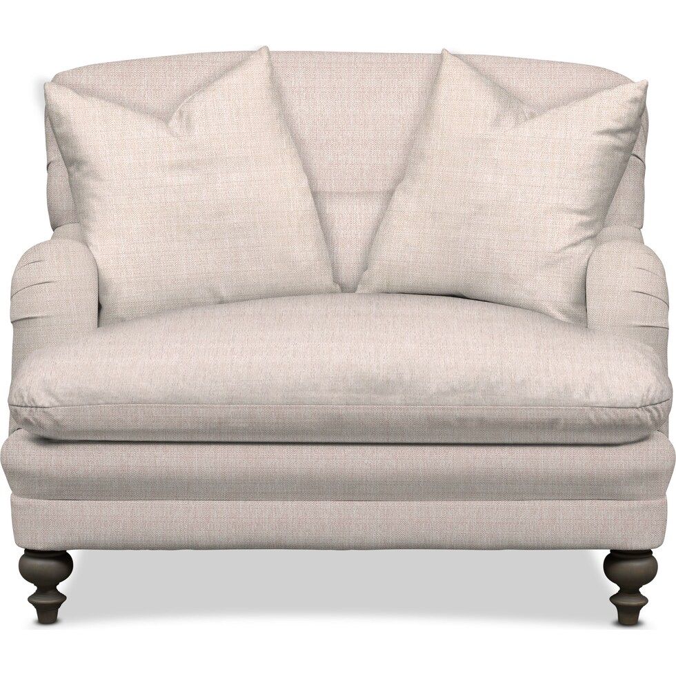 winnie white chair and a half   