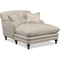winnie white chaise   
