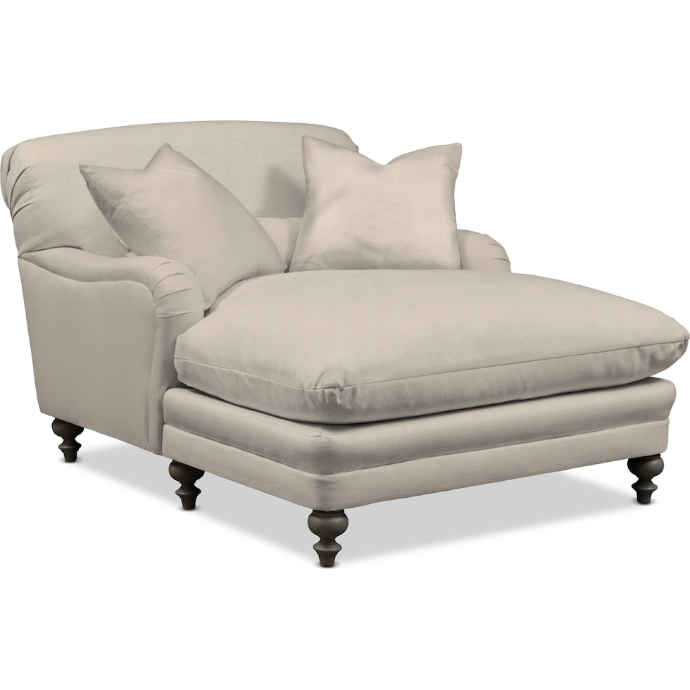 winnie white chaise   