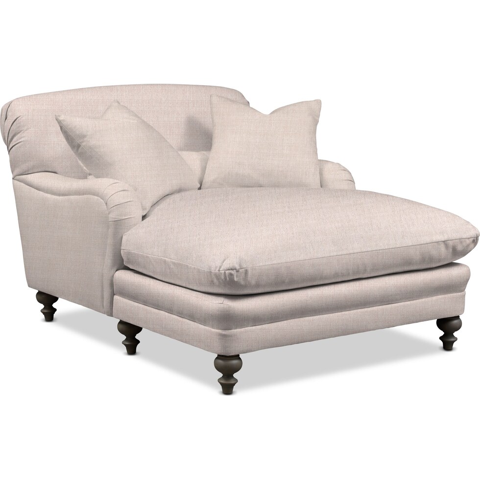 winnie white chaise   