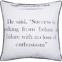 winston churchill pillow black white accent pillow   