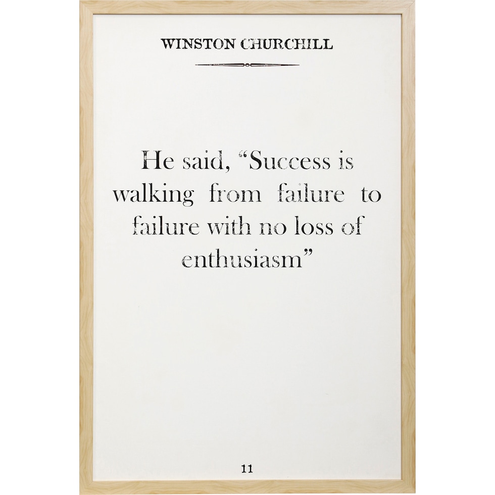 winston churchill white wall art   