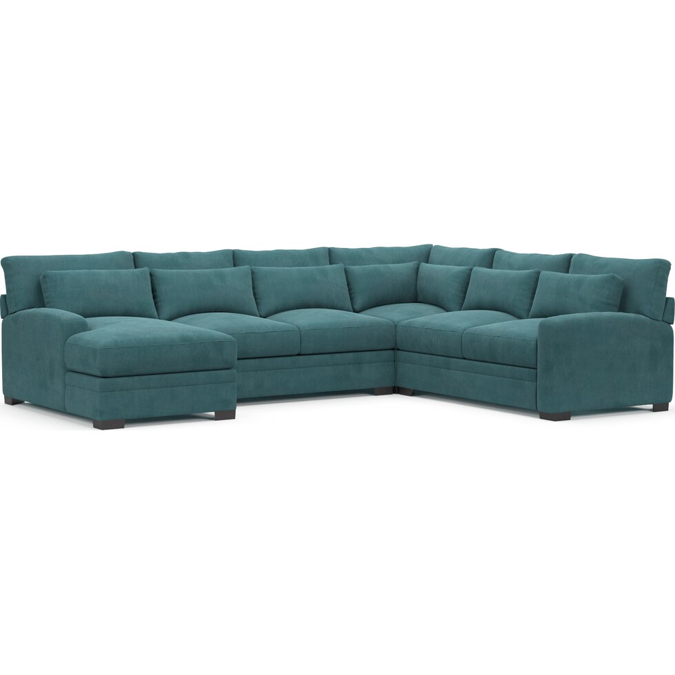 winston bella peacock sectional   