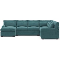 winston bella peacock sectional   