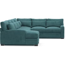 winston bella peacock sectional   