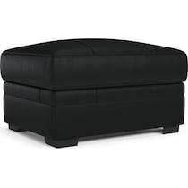 winston black ottoman   