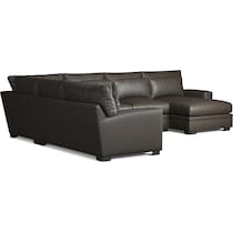winston black sectional   