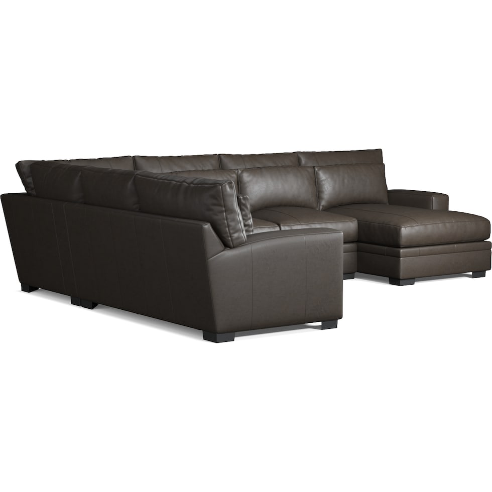 winston black sectional   