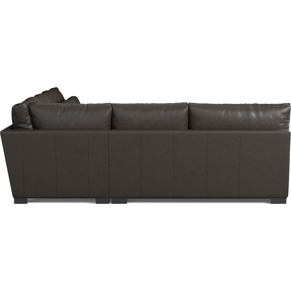 winston black sectional   