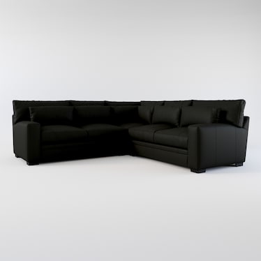 Winston 3-Piece Leather Sectional