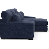 winston blue sectional   