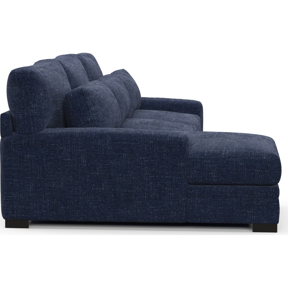 winston blue sectional   