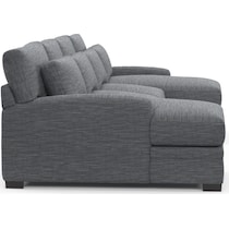 winston blue sectional   