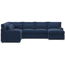 winston blue sectional   