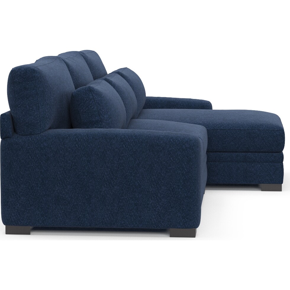 winston blue sectional   