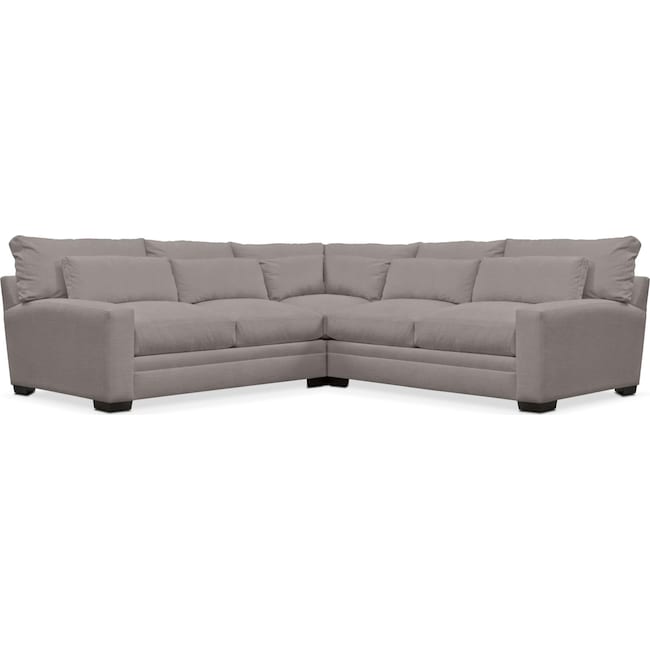 Living Room Furniture - Winston 3-Piece Sectional