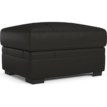 winston dark brown ottoman   