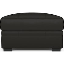 winston dark brown ottoman   